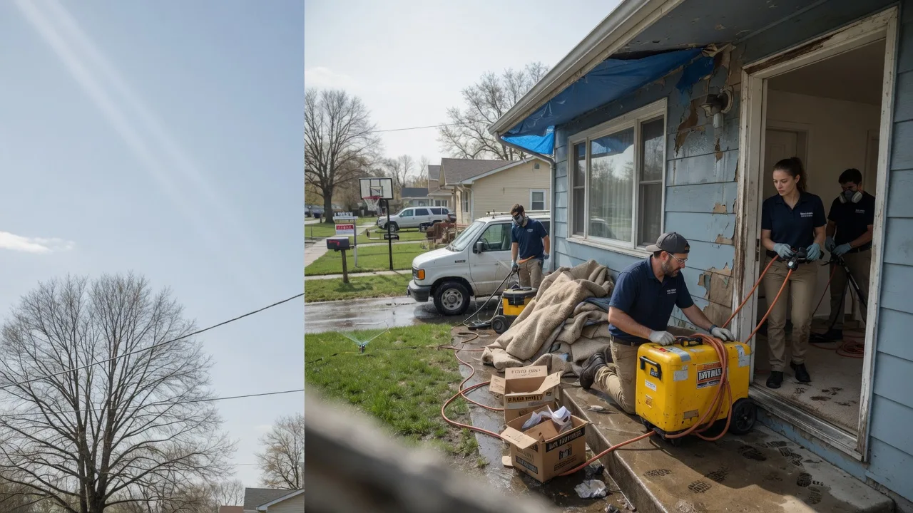 Basement Flood Cleanup in Princeville, IL near me